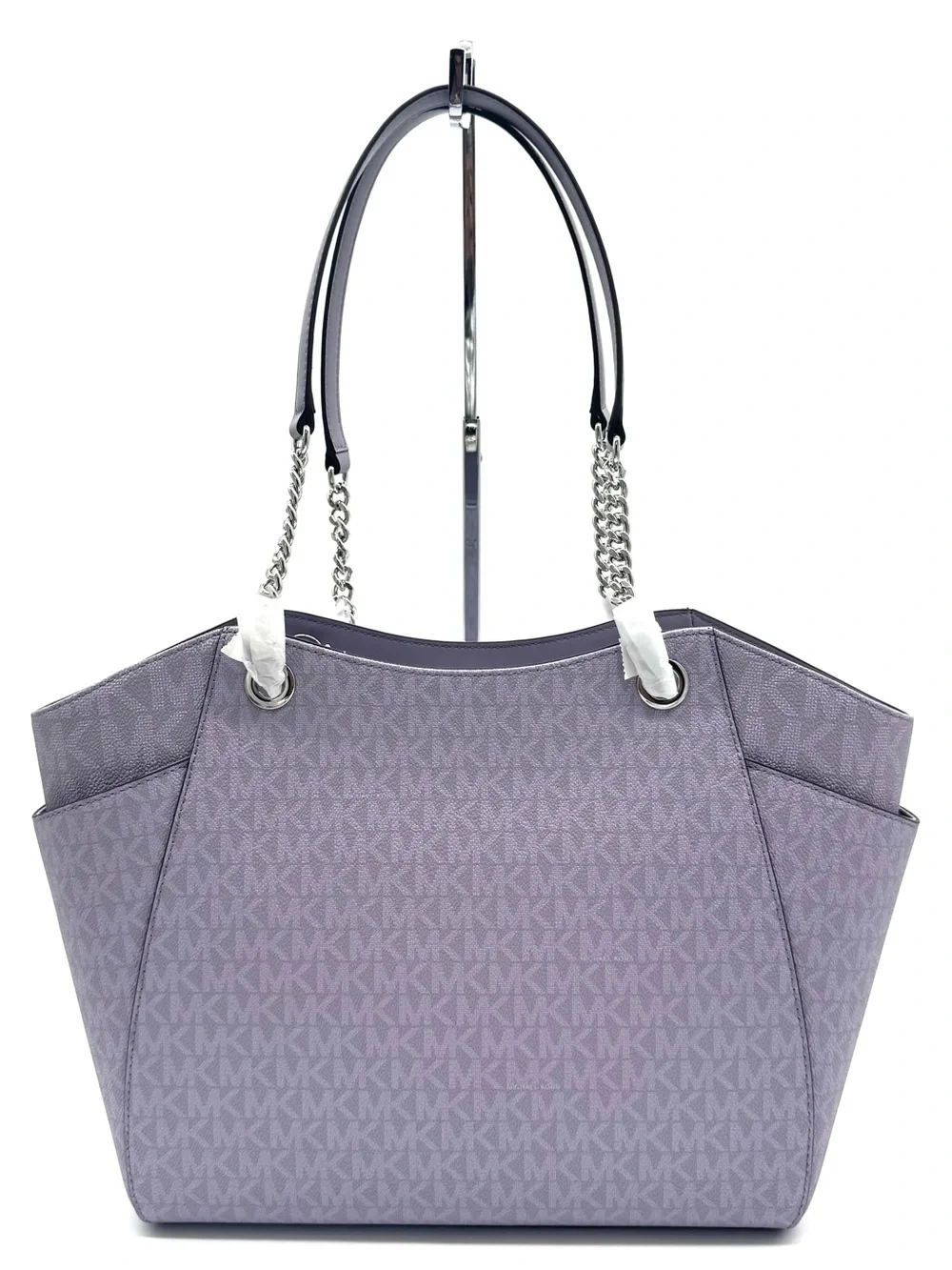 Michael Kors Jet Set Large Signature Logo Shoulder Bag - Lilac